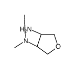 rel-(3R,4R)-N3,N3-二甲基四氢呋喃-3,4-二胺图片