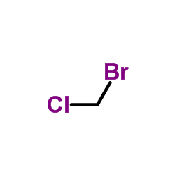 溴氯甲烷结构式