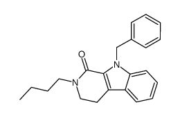 9-benzyl-2-butyl-2,3,4,9-tetrahydro-1H-pyrido[3,4-b]indol-1-one Structure