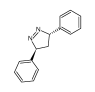 (+)-trans-3,5-diphenyl-1-pyrazoline Structure