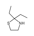 2,2-diethyl-1,3-thiazolidine结构式