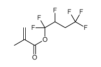 1,1,2,4,4,4-hexafluorobutyl 2-methylprop-2-enoate结构式