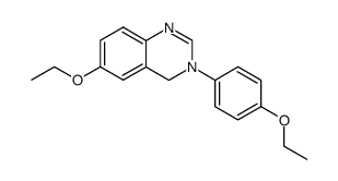 6-ethoxy-3-(4-ethoxy-phenyl)-3,4-dihydro-quinazoline Structure