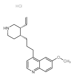 (3R-cis)-6-methoxy-4-[3-(3-vinyl-4-piperidyl)propyl]quinoline monohydrochloride picture