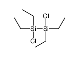 chloro-[chloro(diethyl)silyl]-diethylsilane Structure