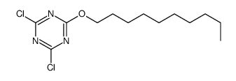 2,4-dichloro-6-(decyloxy)-1,3,5-triazine结构式