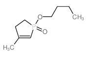 1-butoxy-3-methyl-1$l^C9H17O2P-phosphacyclopent-2-ene 1-oxide Structure