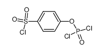 4-dichlorophosphoryloxy-benzenesulfonyl chloride Structure