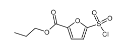 propyl 5-(chlorosulfonyl)furan-2-carboxylate结构式