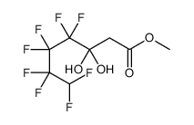 methyl 4,4,5,5,6,6,7,7-octafluoro-3,3-dihydroxyheptanoate结构式