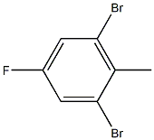 2,6-Dibromo-4-Fluorotoluene structure