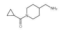 1-[1-(环丙羰基)哌啶-4-基]甲胺图片