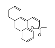 9-(2-methylsulfonylethenyl)anthracene Structure