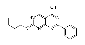 2-(butylamino)-7-phenyl-8H-pyrimido[4,5-d]pyrimidin-5-one Structure