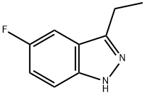 1H-Indazole, 3-ethyl-5-fluoro-结构式