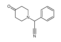 2-(4-氧代哌啶-1-基)-2-苯基乙腈结构式