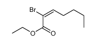 ethyl 2-bromohept-2-enoate Structure