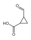 1-formylcyclopropane-2-carboxylic acid Structure