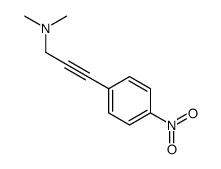 N,N-dimethyl-3-(4-nitrophenyl)prop-2-yn-1-amine Structure