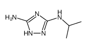 1H-1,2,4-Triazole-3,5-diamine,N-(1-methylethyl)-(9CI) structure