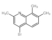 4-Bromo-2,7,8-trimethylquinoline structure