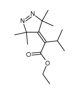 3,5-dihydro-3,3,5,5-tetramethyl-4-(1-ethoxycarbonyl-2-methylpropylidene)pyrazole结构式