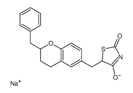 ENGLITAZONE SODIUM结构式