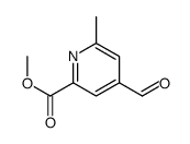 methyl 4-formyl-6-methylpyridine-2-carboxylate Structure