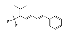 ((1E,3E)-6-methyl-5-(trifluoromethyl)hepta-1,3,5-trien-1-yl)benzene结构式