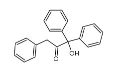 1-hydroxy-1,1,3-triphenyl-2-propanone Structure