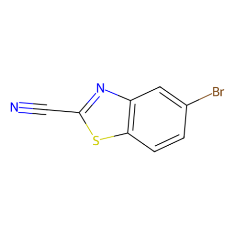 5-bromo-1,3-benzothiazole-2-carbonitrile Structure