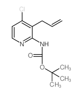 tert-Butyl 3-allyl-4-chloropyridin-2-ylcarbamate Structure