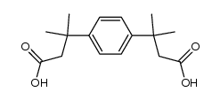 1,4-bis(1-carboxy-2-methylprop-2-yl)benzene Structure