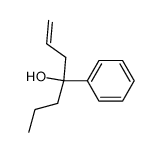 4-phenylhept-1-en-4-ol结构式