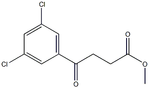 Methyl 4-(3,5-dichlorophenyl)-4-oxobutyrate Structure