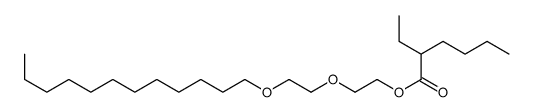 LAURETH-2 ETHYLHEXANOATE Structure