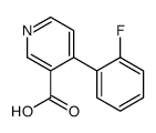 4-(2-fluorophenyl)pyridine-3-carboxylic acid Structure