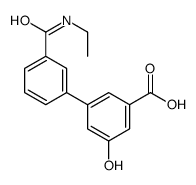 3-[3-(ethylcarbamoyl)phenyl]-5-hydroxybenzoic acid Structure