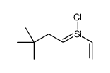 chloro-(3,3-dimethylbutylidene)-ethenylsilane结构式