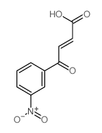 2-Butenoic acid,4-(3-nitrophenyl)-4-oxo-结构式