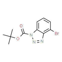 N1-BOC-4-bromo-1H-benzo[d][1,2,3]triazole结构式