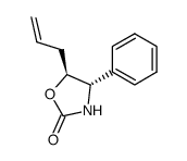 (4S,5S)-5-allyl-4-phenyl-2-oxazolidinone Structure