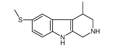 4-methyl-6-methylsulfanyl-2,3,4,9-tetrahydro-1H-pyrido[3,4-b]indole Structure