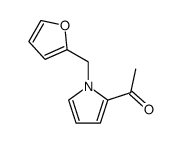 2-acetyl-1-furfuryl pyrrole structure