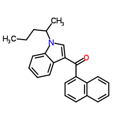 1-Naphthyl[1-(2-pentanyl)-1H-indol-3-yl]methanone Structure