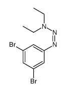 N-[(3,5-dibromophenyl)diazenyl]-N-ethylethanamine Structure