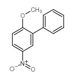 2-苯基-4-硝基苯甲醚结构式