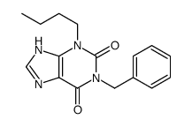 1-benzyl-3-butyl-7H-purine-2,6-dione Structure