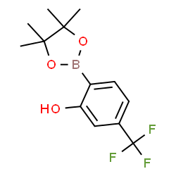 2-(4,4,5,5-四甲基-1,3,2-二氧硼杂环戊烷-2-基)-5-(三氟甲基)苯酚图片