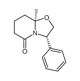 (3S,8aR)-8a-methyl-3-phenylhexahydro-5H-oxazolo[3,2-a]pyridin-5-one Structure